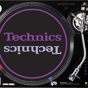 Technics Limited Edition Slipmats (siyah, mor)