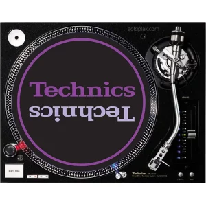 Technics Limited Edition Slipmats (siyah, mor)