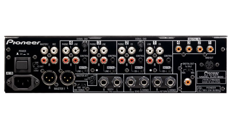 Pioneer DJM800 DJ Mixer « Gold Plak