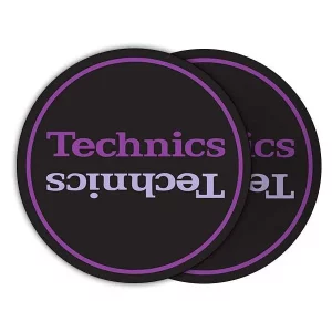 Technics Limited Edition Slipmats (siyah, mor)