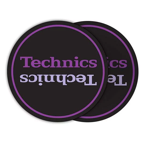 Technics Limited Edition Slipmats (siyah, mor) Technics Limited Edition Slipmats (siyah, mor)