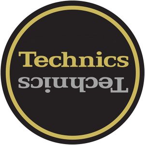 Technics Limited Edition Champion Slipmats (pair, black gold silver)
