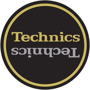 Technics Limited Edition Champion Slipmats (pair, black gold silver)