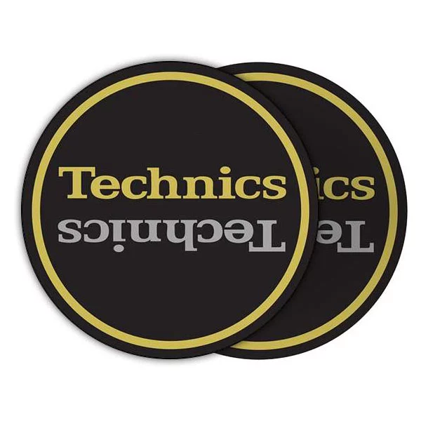 Technics Limited Edition Champion Slipmats (pair, black gold silver) Technics Limited Edition Champion Slipmats (pair, black gold silver)