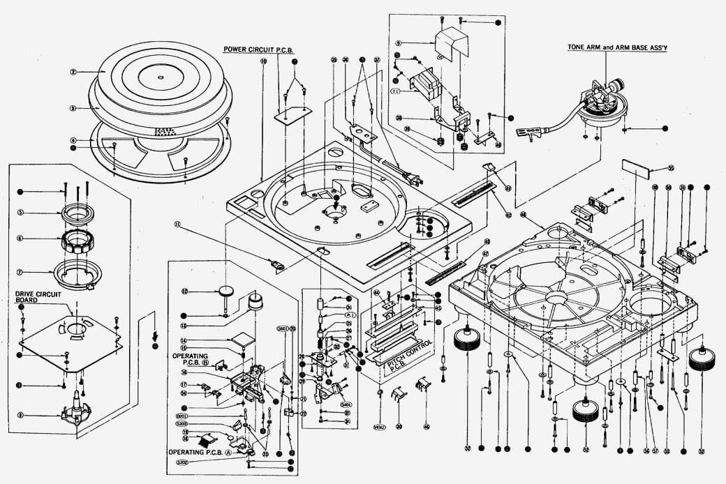 Technics Pikap Yedek Parçaları