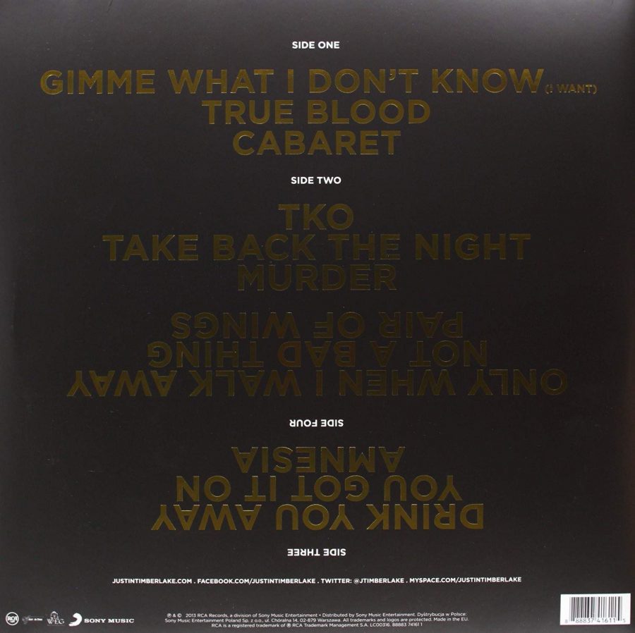 Justin Timberlake ‎– The 20/20 Experience Plak