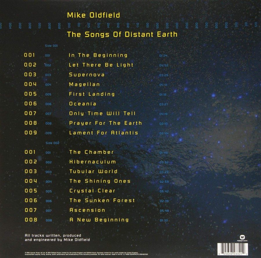 Mike Oldfield ‎– The Songs Of Distant Earth Plak