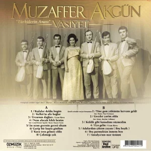 Muzaffer Akgün Vasiyet Plak