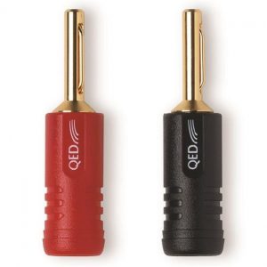 QED QE-1810 AIRLOC ABS 4MM BANANA / 1 Kırmızı + 1 Siyah