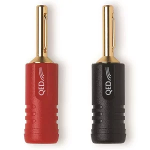 QED QE-1810 AIRLOC ABS 4MM BANANA / 1 Kırmızı + 1 Siyah