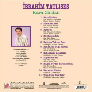 İbrahim Tatlıses - Kara Zindan ( Plak )