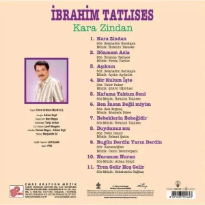 İbrahim Tatlıses - Kara Zindan ( Plak )