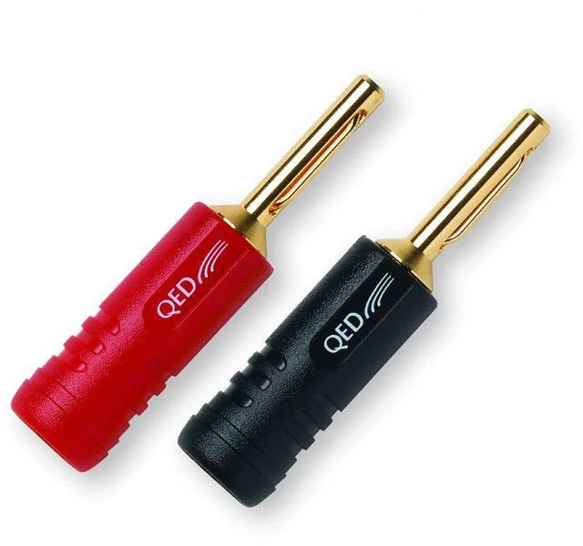 QED QE-1870 SCREWLOC ABS 4MM BANANA 1 Kırmızı + 1 Siyah QED QE-1870 SCREWLOC ABS 4MM BANANA 1 Kırmızı + 1 Siyah