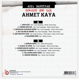 Ahmet Kaya - Adı Bahtiyar - İyimser Bir Gül - Plak