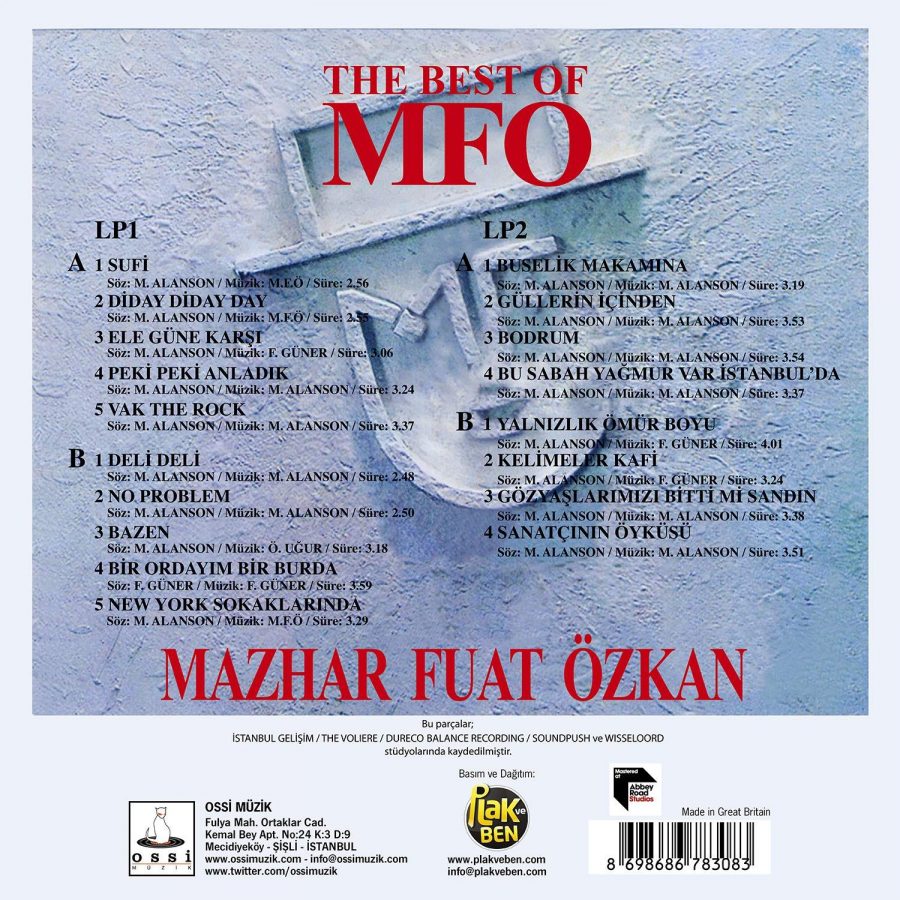 MFÖ The Best Of MFÖ - Plak