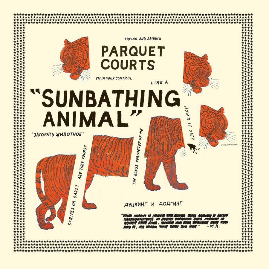 Parquet Courts Sunbathing Animals - Plak