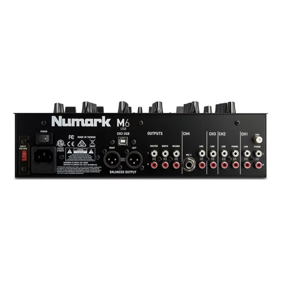 Numark M6 USB 4 Kanallı DJ Mikseri - Görsel 3