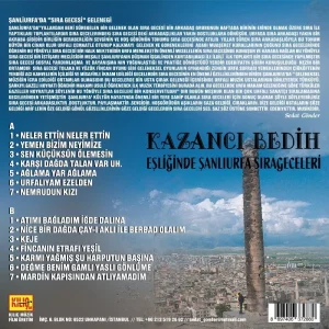 Kazancı Bedih Eşliğinde Urfa Sıra Geceleri - Plak