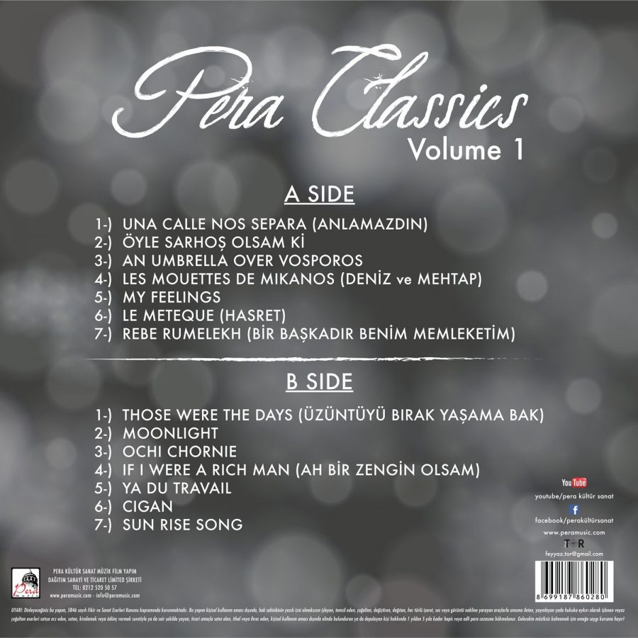 Pera Classics Volume 1 - Plak