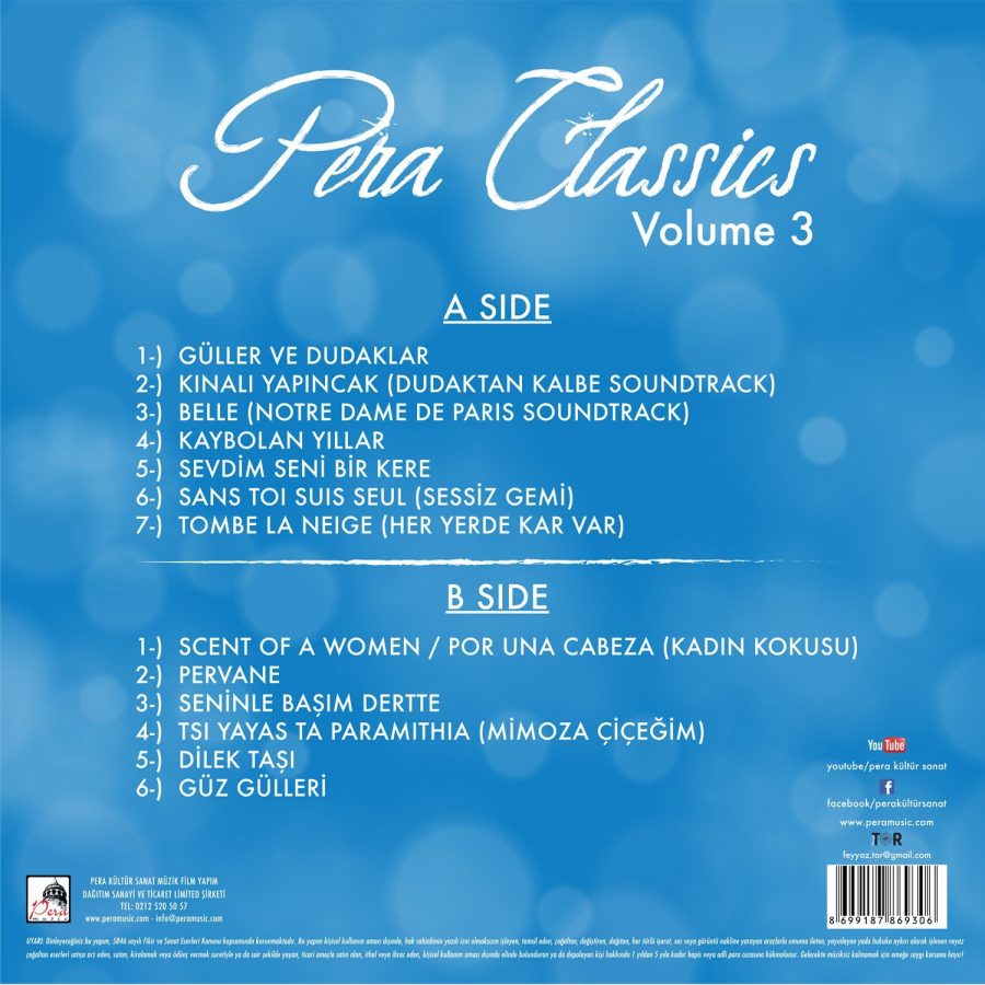 Pera Classics Volume 3 - Plak