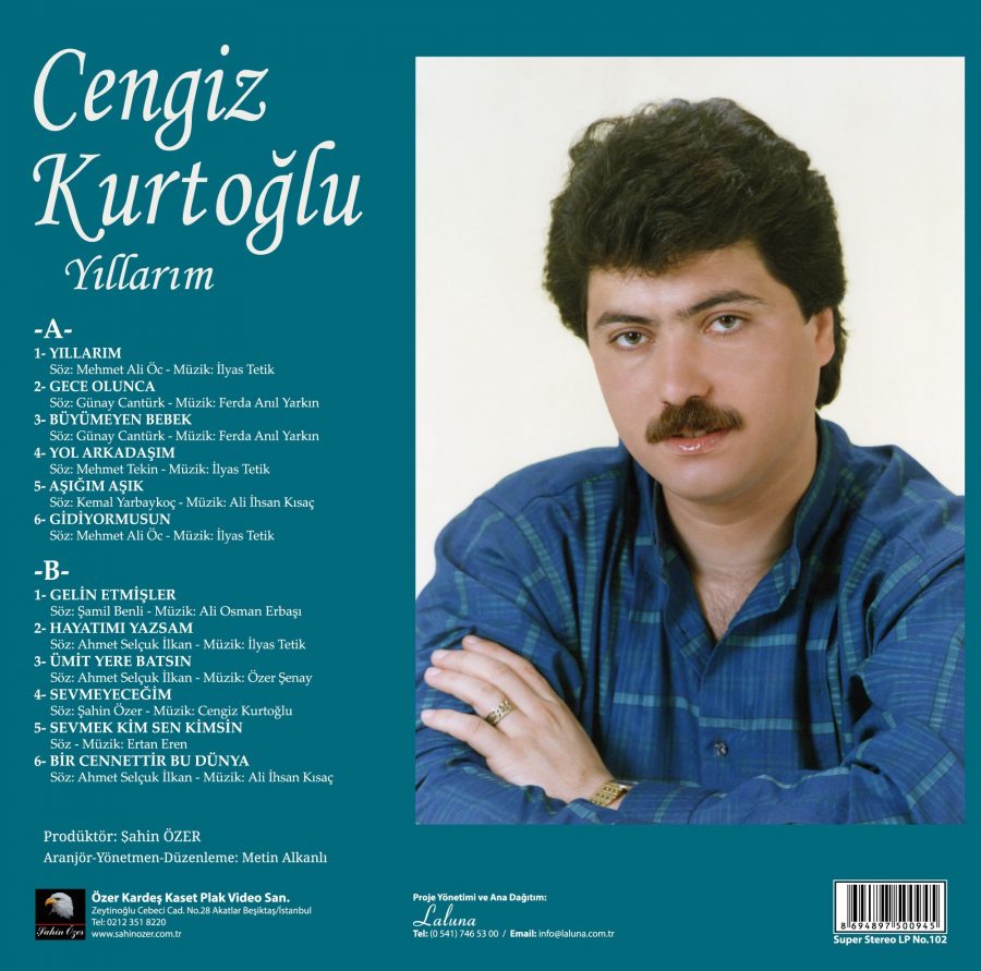 Cengiz Kurtoğlu Yıllarım - Plak