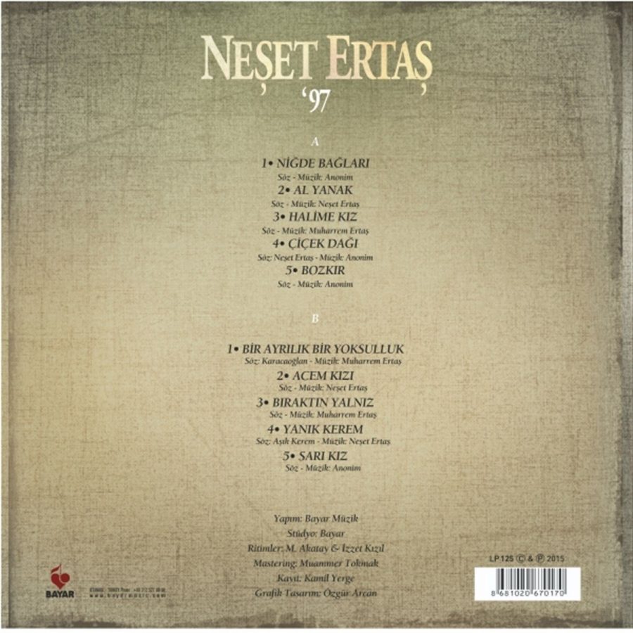 Neşet Ertaş 97 - Plak
