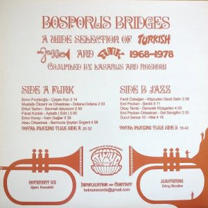 Bosporus Bridges - A Wide Selection Of Turkish Jazz And Funk
