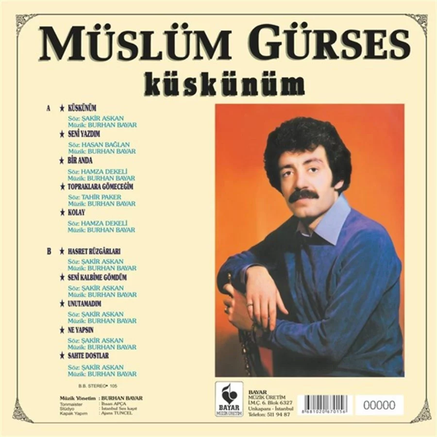 Müslüm Gürses Küskünüm - Plak - Görsel 2