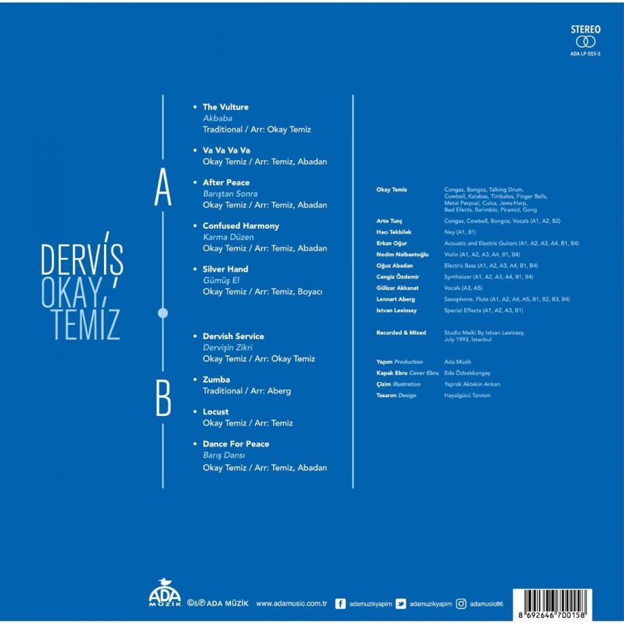 Okay Temiz Derviş - Plak