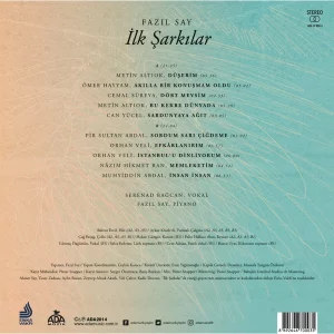 Fazıl Say İlk Şarkılar - Plak