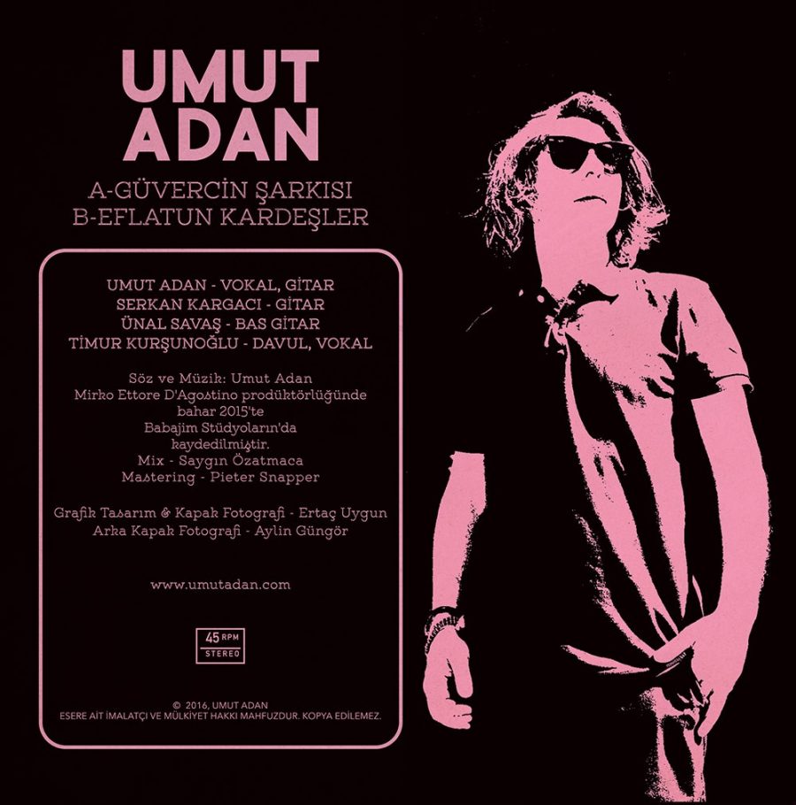 Umut Adan Güvercin Şarkısı / Eflatun Kardeşler - Plak