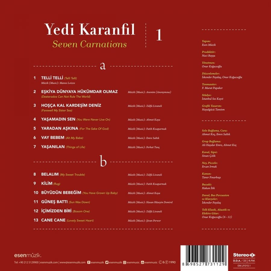 Yedi Karanfil 1 - Plak