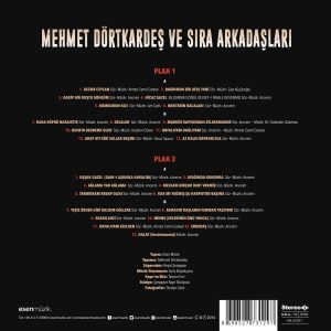 Mehmet Dörtkardeş Ve Sıra Arkadaşları 2 - Plak