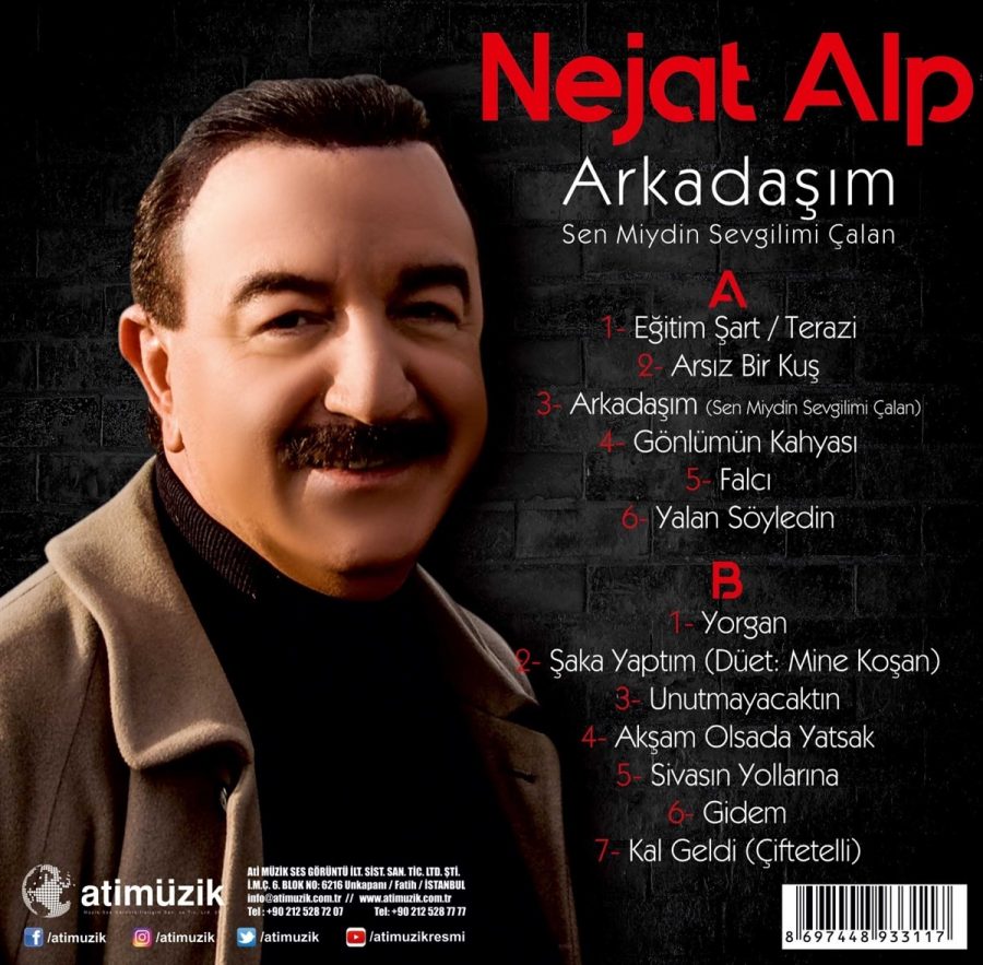 Nejat Alp Arkadaşım / Sen Miydin Sevgilimi Çalan - Plak