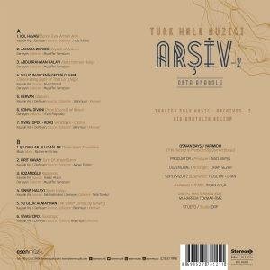 Türk Halk Müziği Arşiv 2 / Orta Anadolu - Plak