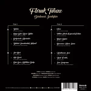 Faruk Tınaz Dinlenesi Şarkılar - Plak