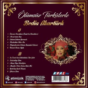 Bedia Akartürk Ölümsüz Türkülerle - Plak