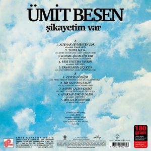 Ümit Besen Şikayetim Var - Plak