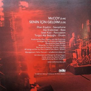 İlhan Erşahin McCoy / Senin İçin Geldim - Single 45'lik Plak