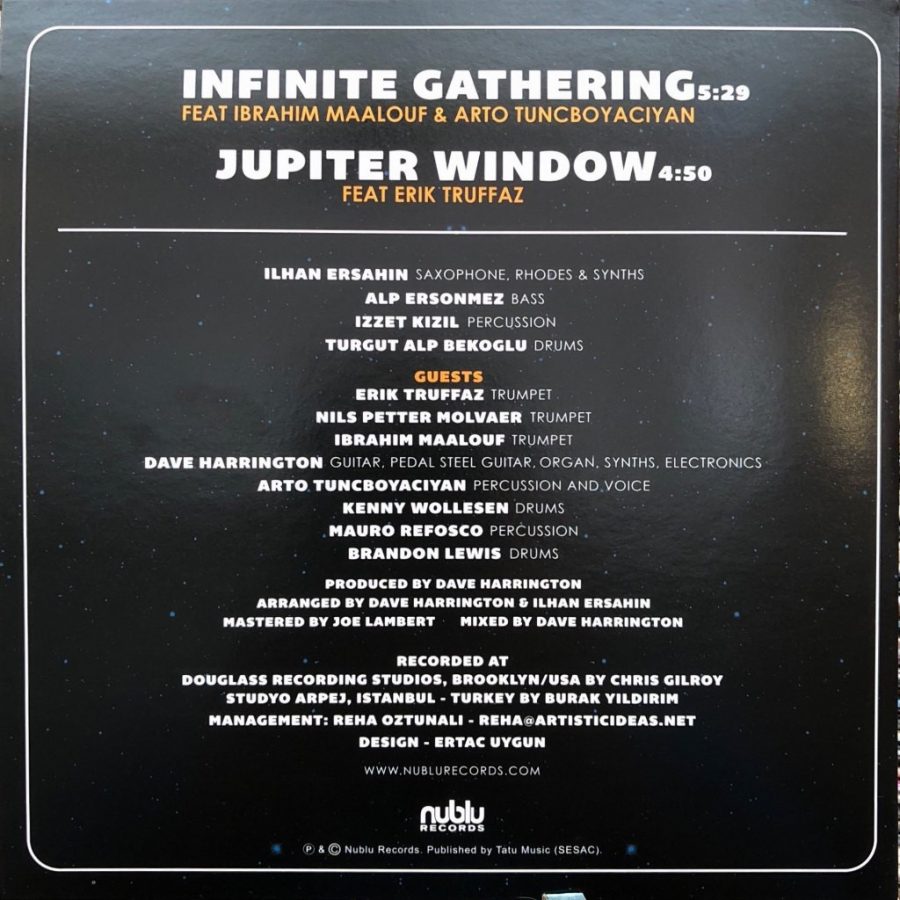 İlhan Erşahin Infinite Gathering / Jupiter Window - Single 45'lik Plak