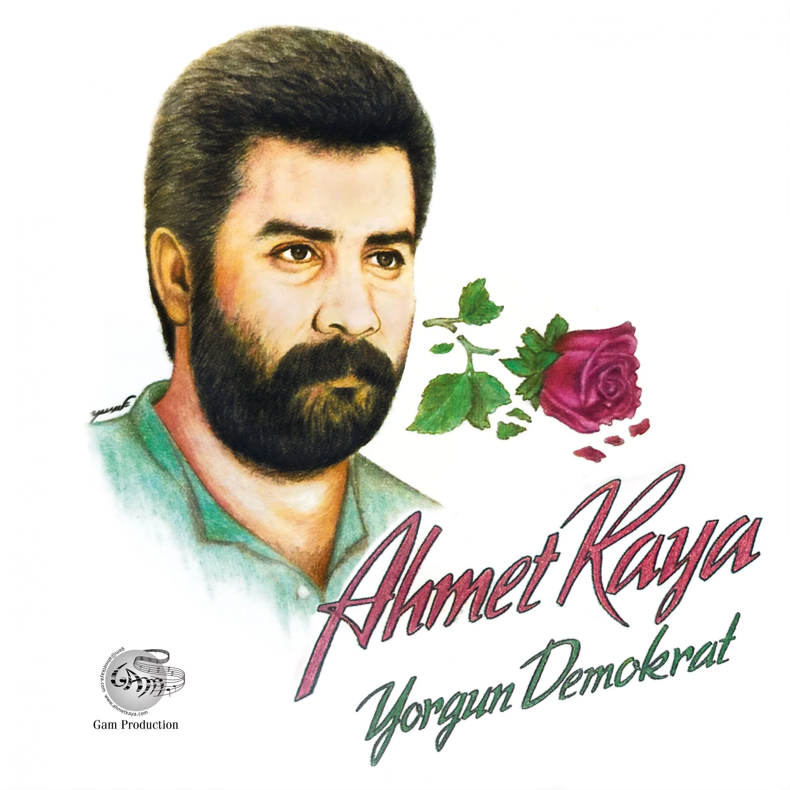 ahmet-kaya-yorgun-demokrat-plak Ahmet Kaya Yorgun Demokrat - Plak - Görsel 1