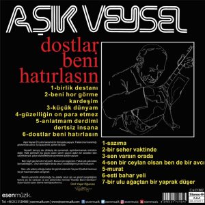 Aşık Veysel Dostlar Beni Hatırlasın - Plak