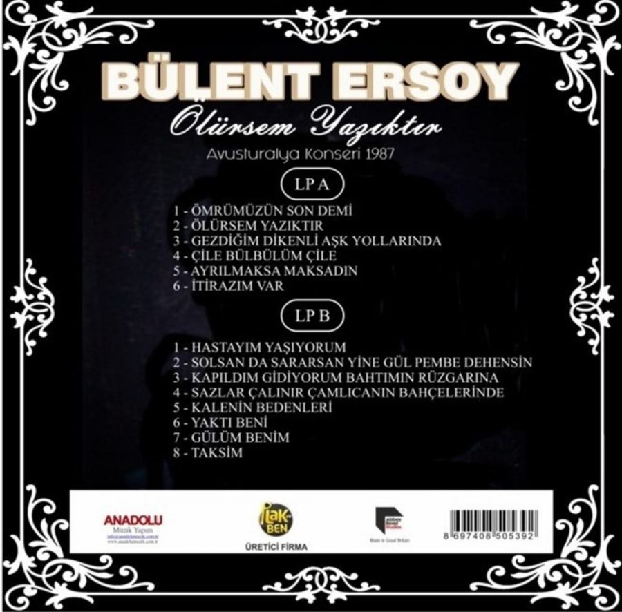 Bülent Ersoy Ölürsem Yazıktır - Plak - Görsel 2