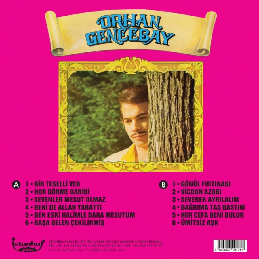 Orhan Gencebay Bir Teselli Ver - Plak