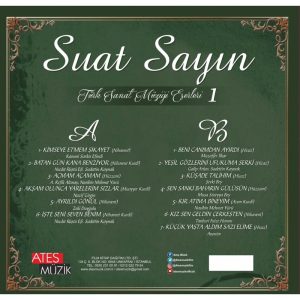 Suat Sayın Türk Sanat Müziği Eserleri 1 - Plak