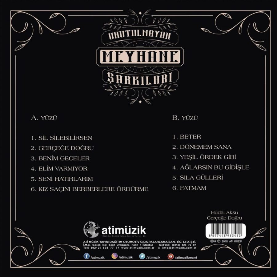 Unutulmayan Meyhane Şarkıları - Plak - Görsel 2