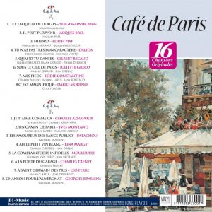 Cafe De Paris - Plak