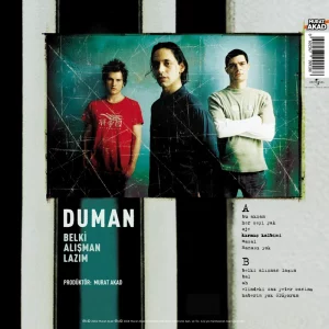 Duman Belki Alışman Lazım - Plak-arka