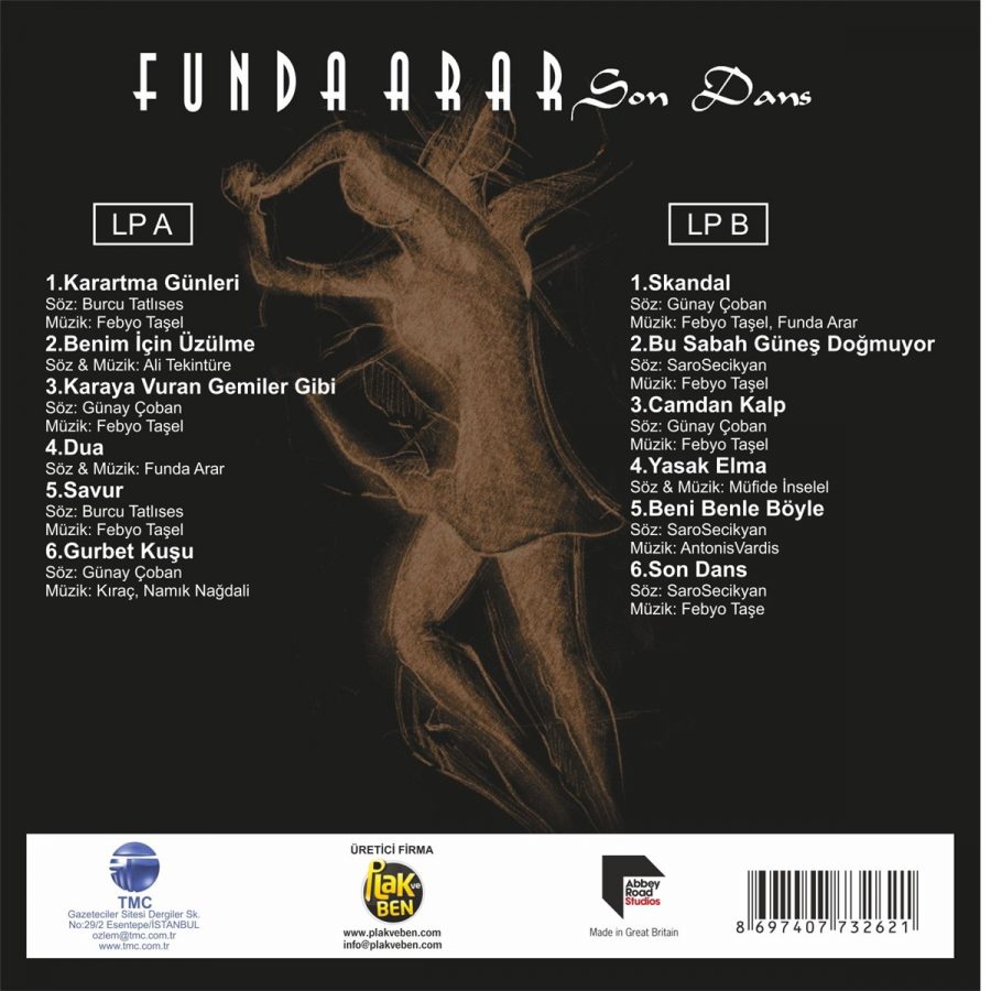 Funda Arar Son Dans - Plak