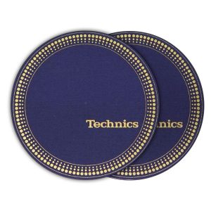 Technics Strobo Blue/Gold Slipmats